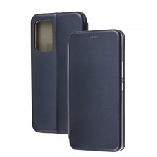 Чохол книжка Premium для Samsung Galaxy A53 (A536) темно-синій