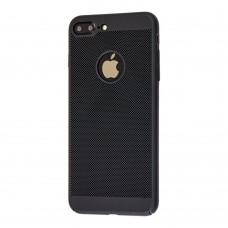 Чохол Perfo для iPhone 7 Plus / 8 Plus Soft Touch чорний