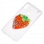 Чехол для Xiaomi Redmi Note 5 / Note 5 Pro жидкие фрукты 3D "клубника"