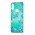 Чохол для Xiaomi Redmi Note 7 / 7 Pro Flowers Confetti "метелик" бірюзовий