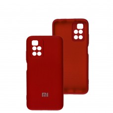 Чехол для Xiaomi Redmi 10 Full camera красный / rose red