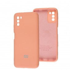 Чехол для Xiaomi Poco M3 Full camera розовый / peach 
