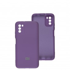 Чехол для Xiaomi Poco M3 Full camera lilac