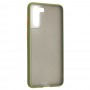 Чохол для Samsung Galaxy S21+ (G996) LikGus Maxshield зелений