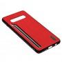 Чохол для Samsung Galaxy S10+ (G975) Shengo Textile червоний