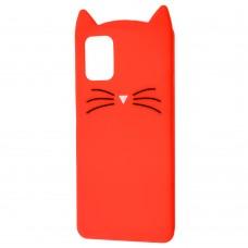 3D чохол для Samsung Galaxy A51 (A515) кіт червоний