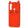 3D чехол для Xiaomi Redmi Note 8T кот красный