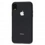 Чохол для iPhone Xr Silicone case матовий (TPU) чорний