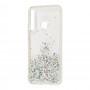 Чехол для Huawei P40 Lite E Wave confetti прозрачно-серебристый