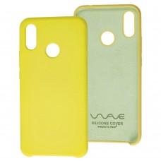 Чехол для Huawei P Smart Plus Wave Silky Soft Touch желтый