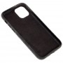 Чохол для iPhone 11 Pro Leather croco full black