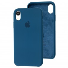 Чехол silicone case для iPhone Xr cosmos blue