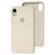 Чохол silicone case для iPhone Xr antique white