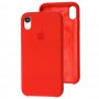 Чохол silicone case для iPhone Xr dark red