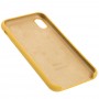 Чохол silicone case для iPhone Xr gold
