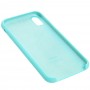 Чохол silicone case для iPhone Xr marine green