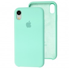 Чехол silicone case для iPhone Xr бирюзовый / ice blue 