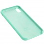 Чохол silicone case для iPhone Xr бірюзовий / ice blue