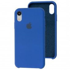 Чохол silicone case для iPhone Xr синій/blue