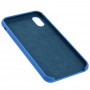 Чехол silicone case для iPhone Xr синий / blue 