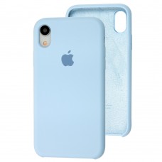 Чехол silicone case для iPhone Xr голубой / mist blue