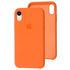 Чехол silicone case для iPhone Xr оранжевый / vitamin C 