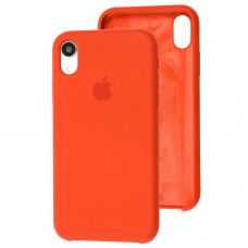 Чехол silicone case для iPhone Xr оранжевый / nectarine