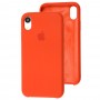 Чохол silicone case для iPhone Xr помаранчевий / nectarine