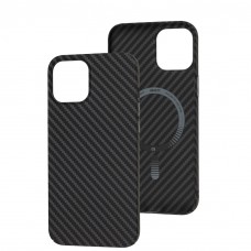 Чехол для iPhone 12 Pro Max MagSafe carbon black