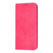 Чохол книжка для Xiaomi Redmi Note 8 Black magnet рожевий