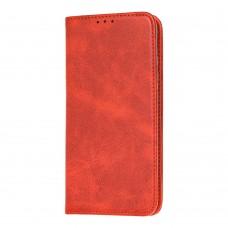 Чехол книжка для Xiaomi Redmi Note 8 Black magnet красный