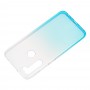 Чохол для Xiaomi Redmi Note 8 Gradient Design біло-бірюзовий