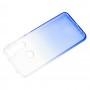 Чехол для Xiaomi Redmi Note 8 Gradient Design бело-голубой