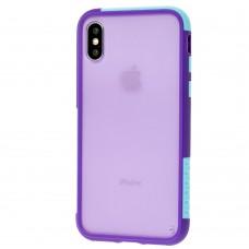 Чохол для iPhone X / Xs LikGus Mix Colour фіолетовий