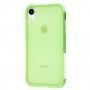 Чохол для iPhone Xr LikGus Mix Colour зелений