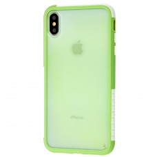 Чохол для iPhone Xs Max LikGus Mix Colour зелений