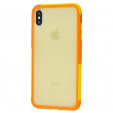 Чехол для iPhone Xs Max LikGus Mix Colour оранжевый