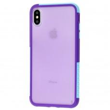 Чехол для iPhone Xs Max LikGus Mix Colour фиолетовый