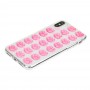Чехол Confetti для iPhone X / Xs поцелуй розовый