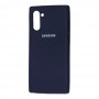 Чехол для Samsung Galaxy Note 10 (N970) Silicone Full "темно-синий"