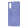 Чохол для Samsung Galaxy Note 10 (N970) Silicone Full "лавандовий сірий"