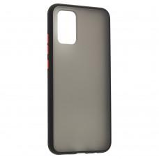 Чехол для Samsung Galaxy A02s (A025)  LikGus Maxshield черный / красный