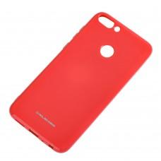 Чехол для Huawei Honor 7С Molan Cano Jelly глянец светло красный
