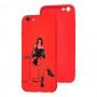 Чохол для iPhone 6 / 6s Wave Fancy girl in red room / red