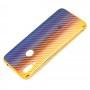 Чохол для Xiaomi Redmi 7 Carbon Gradient Hologram золотистий