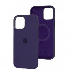 Чехол для iPhone 12 Pro Max MagSafe Silicone Full Size amethyst