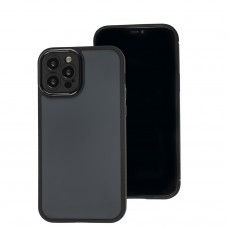 Чехол для iPhone 12 Pro Luxury Metal Lens черный