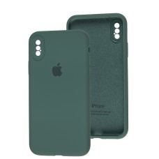 Чехол для iPhone X / Xs Slim Full camera pine green 