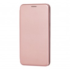 Чехол книжка Premium для Samsung Galaxy A10 (A105) розово-золотистый