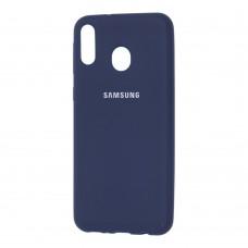Чехол для Samsung Galaxy M20 (M205) Silicone cover синий
